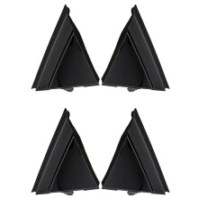 2X Car Left & Right Door Mirror Flag Cover Molding Triangle Cover for 500 2012-2019 1SH17KX7AA 1SH16KX7AA