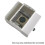 2X för Raspberry Pi 5 Case DIN Rail Shell ABS Large Inner Space Clear Top Windows Elbox för RPi 5 Pi 5 4
