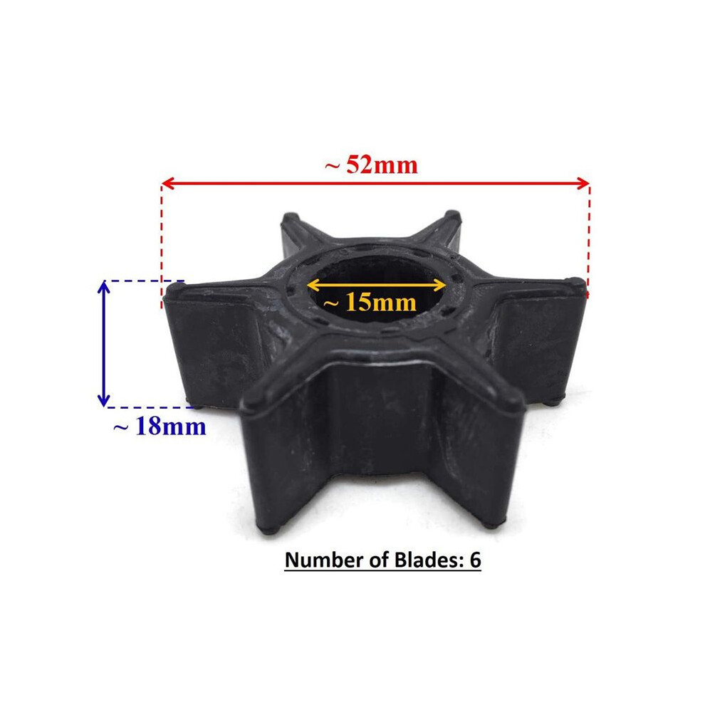 2X Boat Water Pump Impeller 6H4-44352-02-00 For Parsun Makara 20Hp 25Hp 30Hp 40Hp 50Hp Outboard Motor 6033360311817
