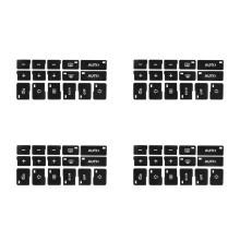 4X for- A4, B6, B7 2000-2004 AC Climate Control Button Repair Decals Sticker