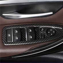 16x for 1 3 4 Series 3GT F20 F30 F31 F34 F36 Window Glass Lift Button Decoration ABS Carbon Fiber Panel