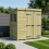7 x 4 Pent Shed Tanalised (Double Door, With Windows) 1