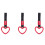 3X Heart Jdm Tsurikawa Ring for Subway Train Bus Handle Strap Charm Drift Universal 1