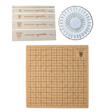Macrame Board with Pins,Double Side Macrame Project Board with Grids,12in Handmade Braiding Board with Instructions