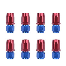 8X RAK Turbooljematningsslangkoppling:AN6 8mm