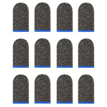 Gaming Finger Cots, Rutschfeste, SchweißFeste Touchscreen-Handschuhe, Atmungsaktiv, Chicken Finger Cots 12-Teiliges Set