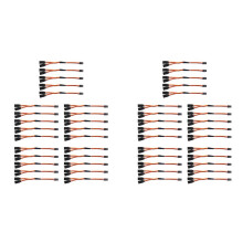 50Pcs 150mm Y Type Extended Extension Lead Wire Cable for Futaba Jr Y Harness Servo Lead Extension