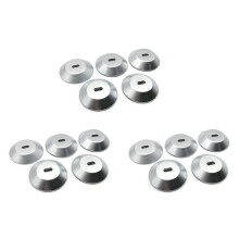 15X Anchor Plate Adhesive Security Plate with Slot for Cables to Lock Down Laptops, Tablets, Monitors, Phone