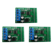 3X 8-Kanaals Digitale Input/Output-Schakelaar TTL LvTTL CMOS RS485 IO-Besturingsmodule Modbus Rtu-Kaart voor PLC-Relais, (Geen Pin)