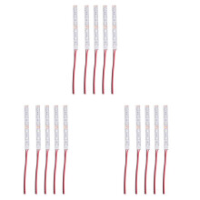 15Pcs 10Cm Waterproof Red 5050 Led Strip Lights 12V Caravan Boat Car