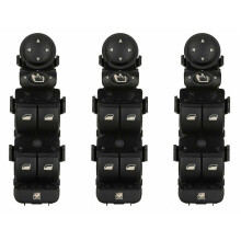 3X Interrupteurs de Voiture Interrupteur de LèVe-Vitre de Porte Avant Gauche Interrupteur de LèVe-Vitre 6554HQ ET100730140 pour C5 I et II C8