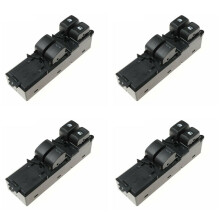 4X 8-98192249-1 Elektrische Raambediening Materschakelaar voor D-Max 2011-2019 2-Deurs