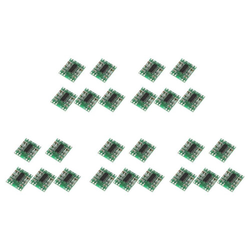 25 Pcs Digital Power Amplifier Board,2X3W Type D PAM8403 Audio Module  5V Digital Audio Amplifier Board Module