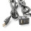 2 Pcs 150CM Car Dash Flush Mount 2 USB Port Panel Auto Boat Dual USB-TAPYC Extension Cable Adapter for 4