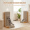 PawHut PawHut Cat Scratching Board Wall Mounted 57.5H cm Brown 4