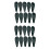Universal Alettone  per Parabrezza Ad Alette Stile Spoiler Evo-Style 20Pz 2