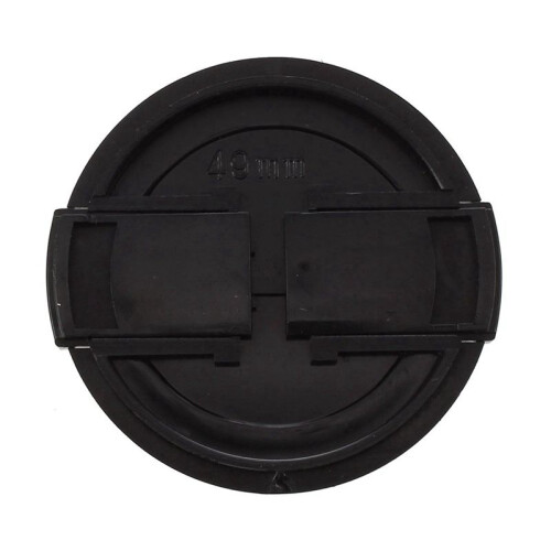3X Couvercle Noir de 49mm de L'Objectif de la Camera pour la Protection 1