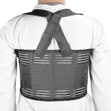 (2XL) Rib Fracture Support Brace, Breathable Rib Fracture Fixed Belt