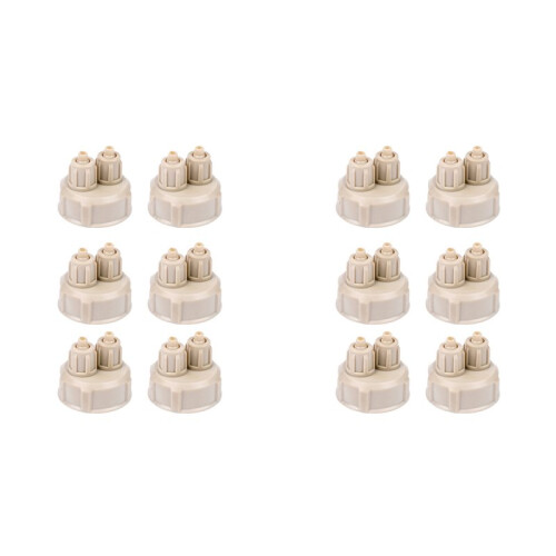 12x Aquarium CO2 System Generator Bottle Cap Fish Tank Plant Air Diffuser Generator Tool Carbon Dioxide Reactor
