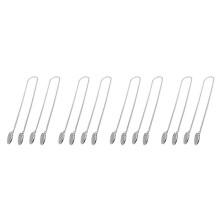8 Pcs Napkin Chain Napkin Holder Napkin Clips Chain Flexible Lanyard Neck Strap for Seniors Older Adults Children