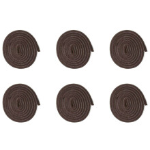 6X Self-Stick Heavy Duty Strip Roll for Hard Surfaces (1/2 Inch X 60 Inch), Brown