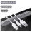 (Gray) 3pcs/set Usb Cable Holder Cable Clips Desktop Data Cable Organizer Cable Management Usb Cable Holder Clips 1