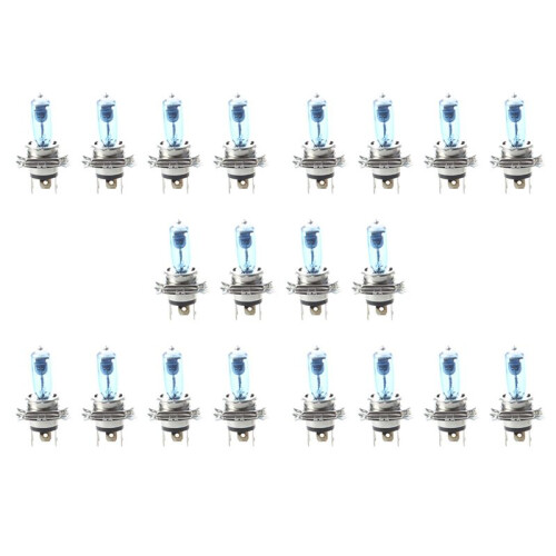 20Pcs 12V 100W Lampe Halogene H4 Lampe Frontale
