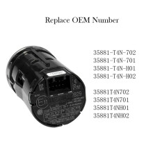 4X Engine Key Start Stop Push Button One-Button for 2016 2017 2018 HR-V 1.8L 35881-T4N-H02 35881-T4N-702