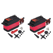 2X Coppia Elevata Impermeabile 60Kg 180 DS5160 Servo Digitale con Ingranaggi in Metallo per 1/6 Axial SCX6 1/5 HPI Baja
