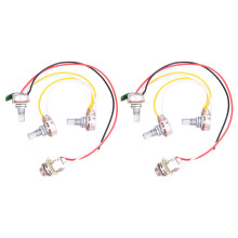 2 Set di JB Bass Cablaggio Della Chitarra-Prewired con Pentole 3-500K