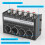 4 Channel Stereo Audio Mixer Support RCA Input and Output  Passive Stereo Mixer with Separate Volume Controls 7