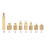 Heat Insert Nut Iron Tip TS100 Soldering Iron Tip Insert Internal Thread  M2-M8 Brass Hot Melt Insert Nut Insertion 2