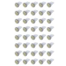 40X T10 W5W 8 SMD LED Bianca - Lampadina Interna Della Luce Della Lampadina 12V