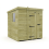 5 x 6 Pent Shed Tanalised (Single Door, With Windows) 2