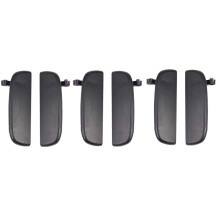6Pcs Car Black Front Rear Outer Door Handle Exterior Outside Door Open Knob Left Right for New Alto