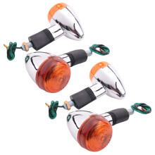 Motorcycle Turn Signals Bullet-Front Rear Lights for Motorcycle Street Standard (4Pcs)