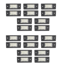 20Pcs Aucune Erreur Led Numéro Plaque D'Immatriculation Lumière pour 5 Touring Cayenne