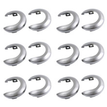 12 PièCes PoignéE de Porte IntéRieure de Voiture PoignéE ÉCusson pour Tiida 2005-2010 1.6 LIVINA NV200 Geniss Gris Argent