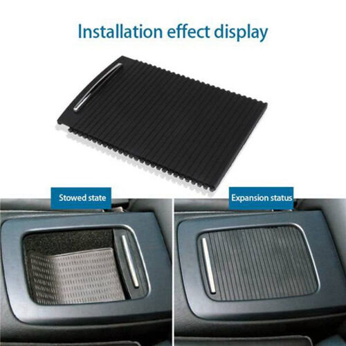 3X Auto Mittelkonsole Rollo Abdeckung 51166963913 5116696094 für  E92 E93 M3 2006-2012 2