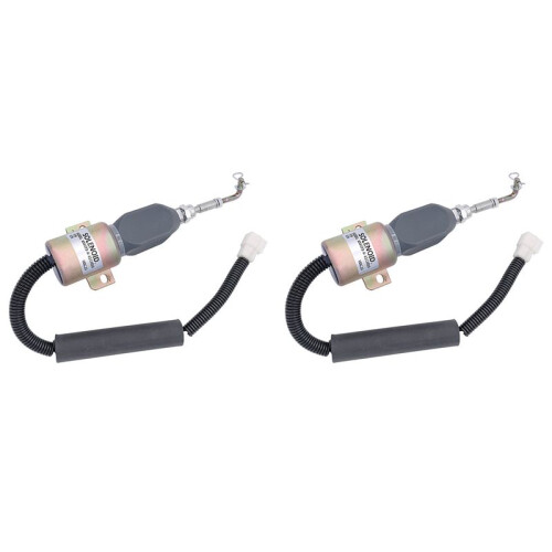 2X Flameout Magnetventil KM493-A-1111010 för Kipor Generator