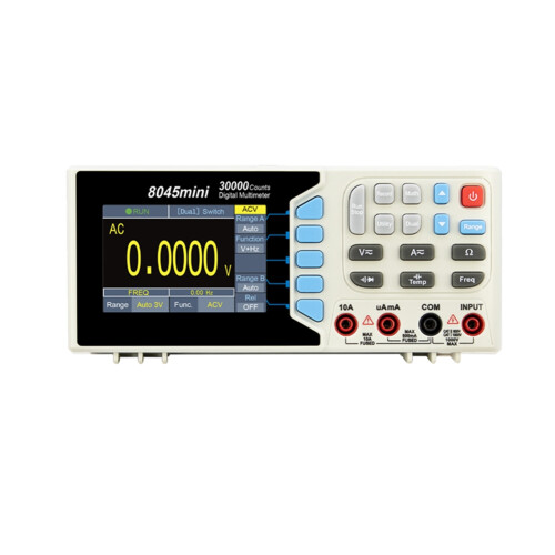 Digital Multimeter Desktop 30000 Counts TFT Screen Type C Charger USB Connect Cable Capacitance Multimeter