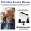 A50 Pro Flip Phone Dual SIM Card GSM Gravação Automática de Chamadas Tela de 2,4 Polegadas Celulares Dobráveis Tipo C Branco 8