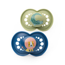MAM Original Soothers | 6-18 Months | 2 Pack | Comes in Dummy Steriliser Case |