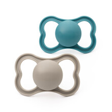 MAM Air Soothers | 18-36 Months | 2 Pack | Comes in Dummy Steriliser Case | Sust
