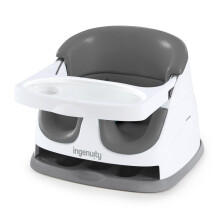 Ingenuity, Baby Base 2-in-1 Seat, Slate, Booster Chair, Dining and Feeding Seat