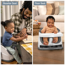 Ingenuity Baby Base 2in1 Seat Slate Booster Chair Dining and Feeding S