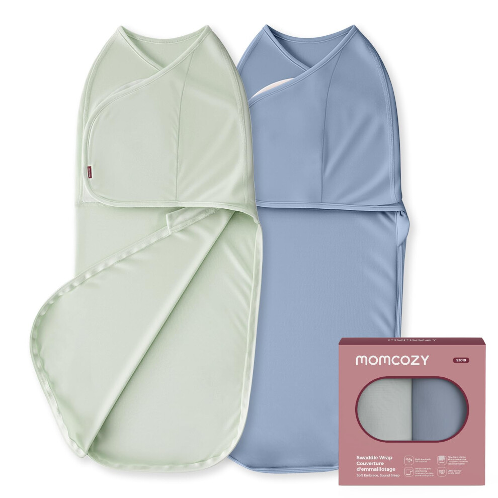 Photos - Other for Child's Room Momcozy Swaddles for Newborns 0-3 Months, Quiet Fastener Swaddle Wrap, Easy for 