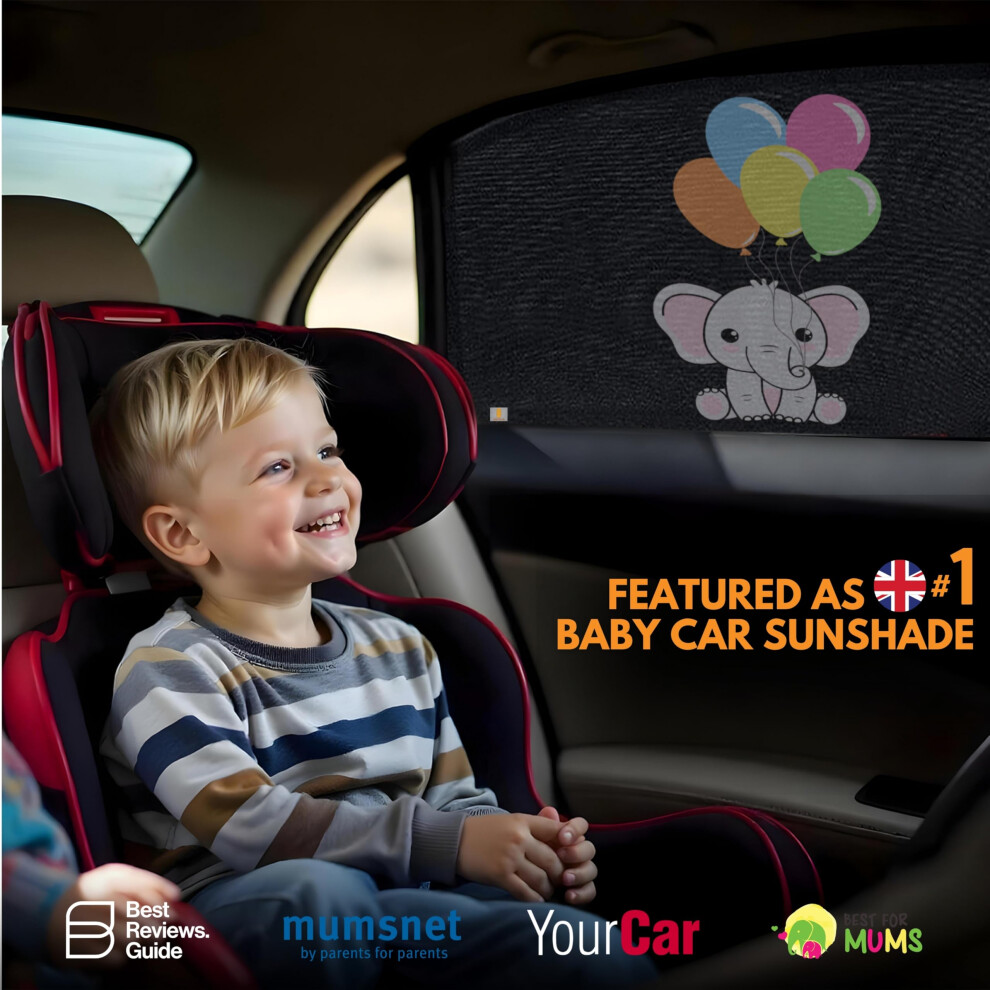 Jellybabababy Window Shades For Baby With Uv Protection – Sun Shade Fo
