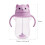 Munchkin Munchkin Any Angle Spill Proof Weighted Straw Trainer Cup| Cat Design 8