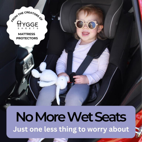 Hygge Sheets Car Seat Protector for Potty Training | Black 2
